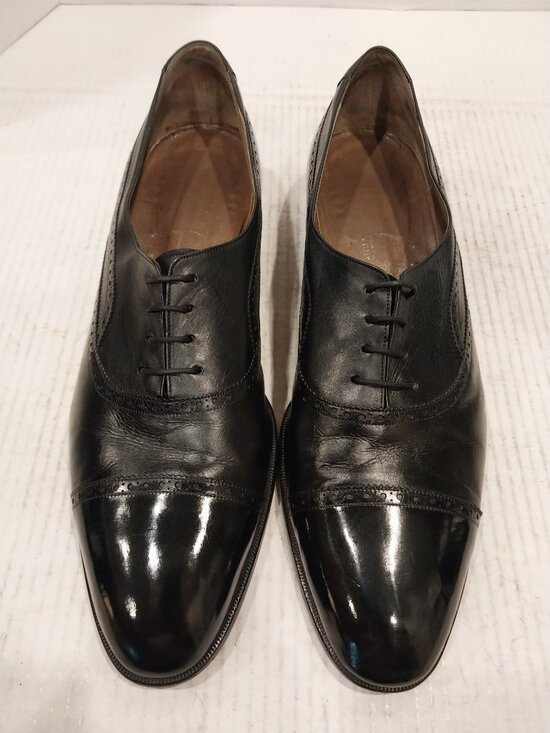 BALLY men\'s (SAVE $1100) size 14 B black Oxford. main image 7